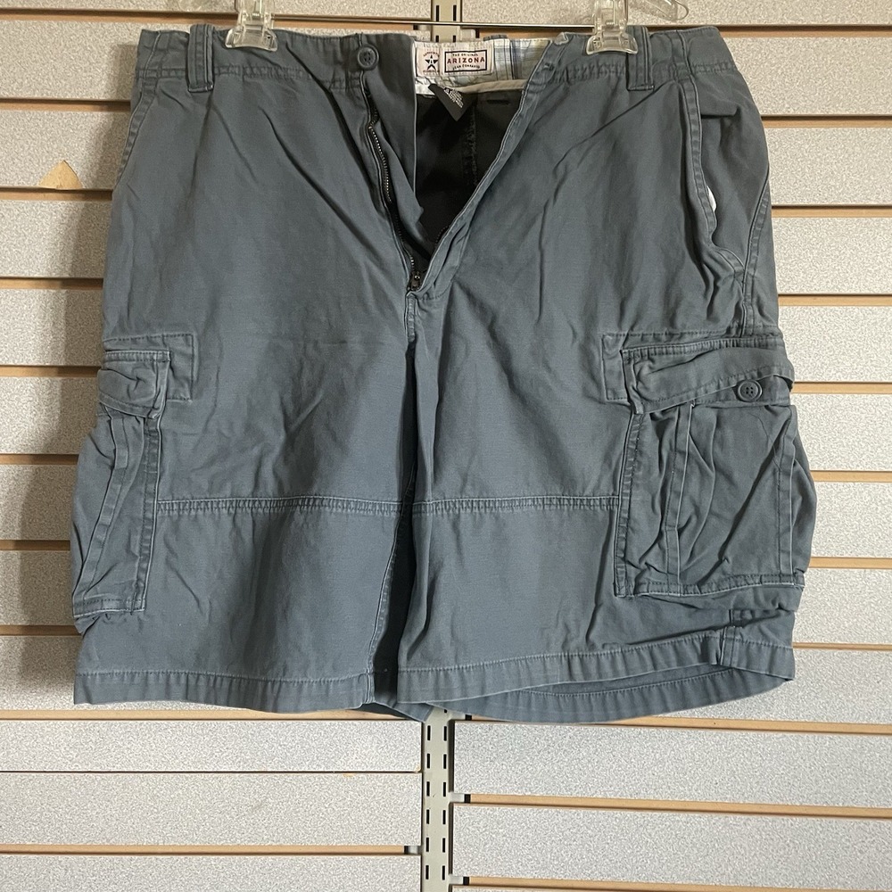 Arizona Gray Cargo‎ Shorts Size 36 Vintage Y2K